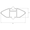 Bagażnik dachowy G3 Clop airflow 110 cm