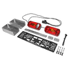 Dodatkowy zestaw oświetleniowy z zabezpieczeniem przed uderzeniami i uchwytem na tablicę rejestracyjną przystosowany do bagażnika na zwierzynę łowną Gehetec Deep 210