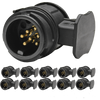 10 Adapter krótki mini 13pin na 7pin