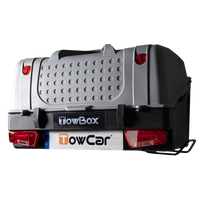 Box transportowy na hak holowniczy TowBox V1 szary