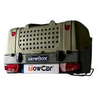 Box transportowy na hak holowniczy TowBox V1 Dog zielony