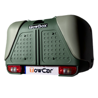 Box transportowy na hak holowniczy TowBox V2 zielony