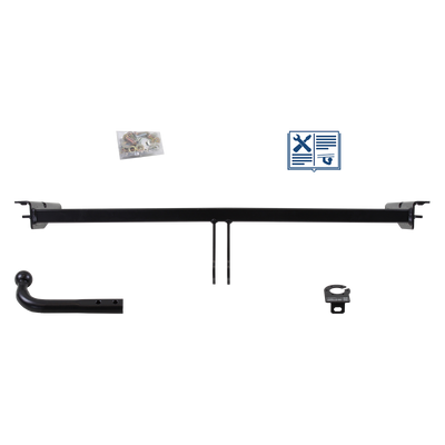 AUTO-HAK hak holowniczy stały wraz z TowTec zestawem elektrycznym 7biegunowy uniwersalna