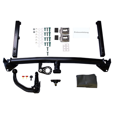Westfalia hak holowniczy wypinany wraz z TowTec zestawem elektrycznym 7biegunowy specyficzna