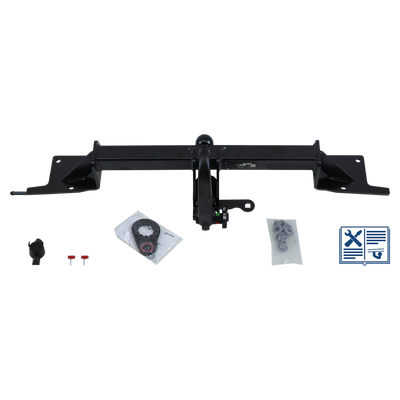 Westfalia hak holowniczy wypinany wraz z TowTec zestawem elektrycznym 7biegunowy specyficzna