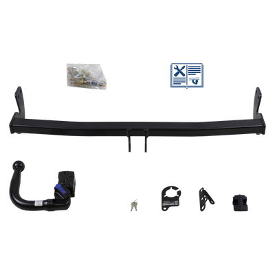 AUTO-HAK hak holowniczy wypinany wraz z TowTec zestawem elektrycznym 7biegunowy specyficzna