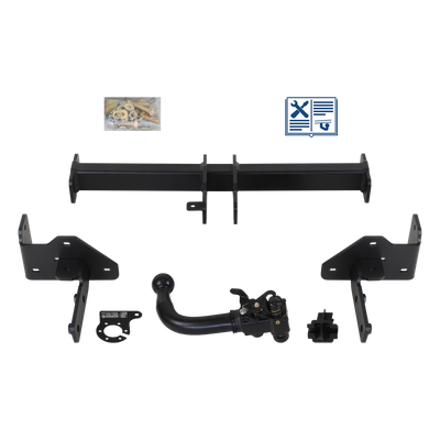 AUTO-HAK hak holowniczy wypinany wraz z TowTec zestawem elektrycznym 7biegunowy specyficzna
