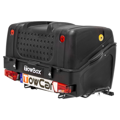 Box transportowy na hak holowniczy TowBox V1 czarny