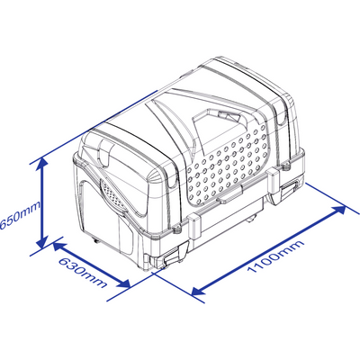 Tylna skrzynia TowBox V1 czarny