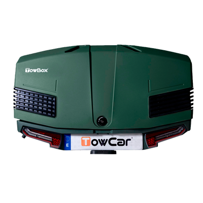 Box transportowy na hak holowniczy TowBox V3 zielony